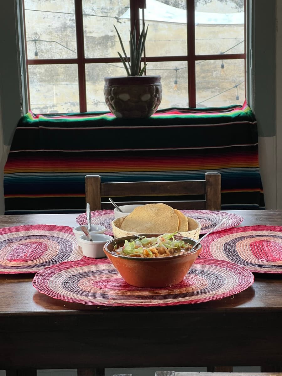 Ambiente del restaurante Poxahuac