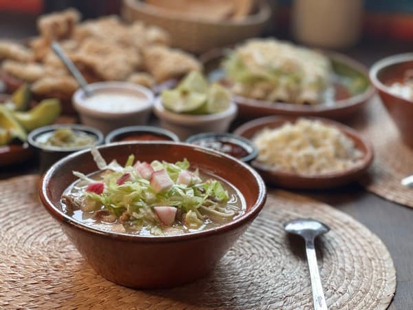 Pozole Rojo de Pollo